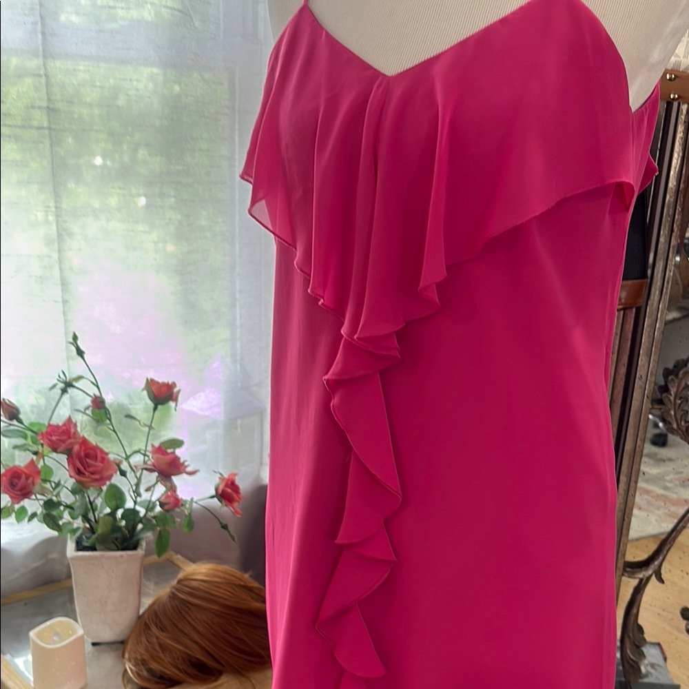 G by Guess Pink Slip Mini Dress Spaghetti Strap Cocktail
